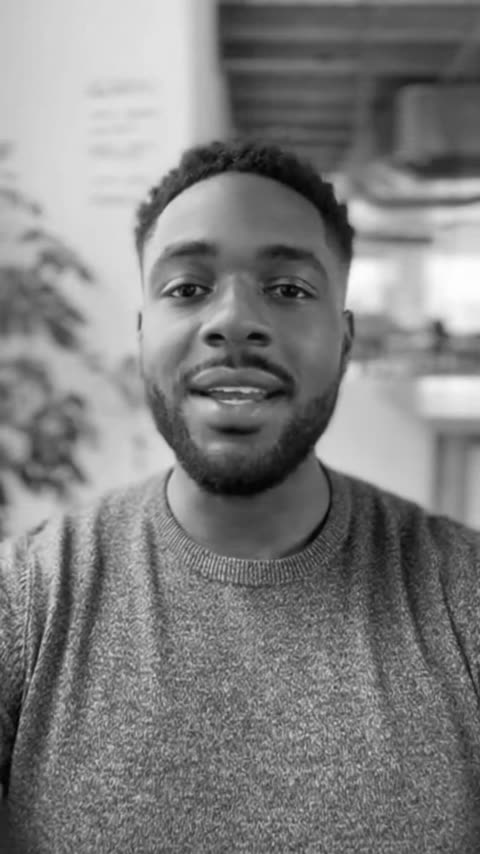 A raw selfie video, before editing
